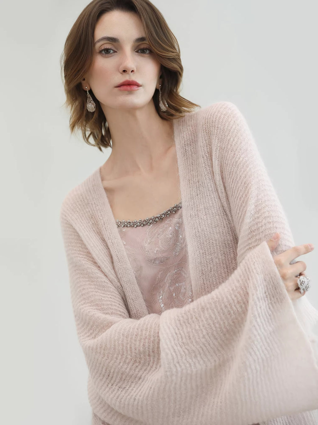 COCOBELLA_Ultra_Soft_Mohair_Wool_Blend_Loose_Shawl_Batwing_Cardigan_Womens_Street_Sweater_MISSTT