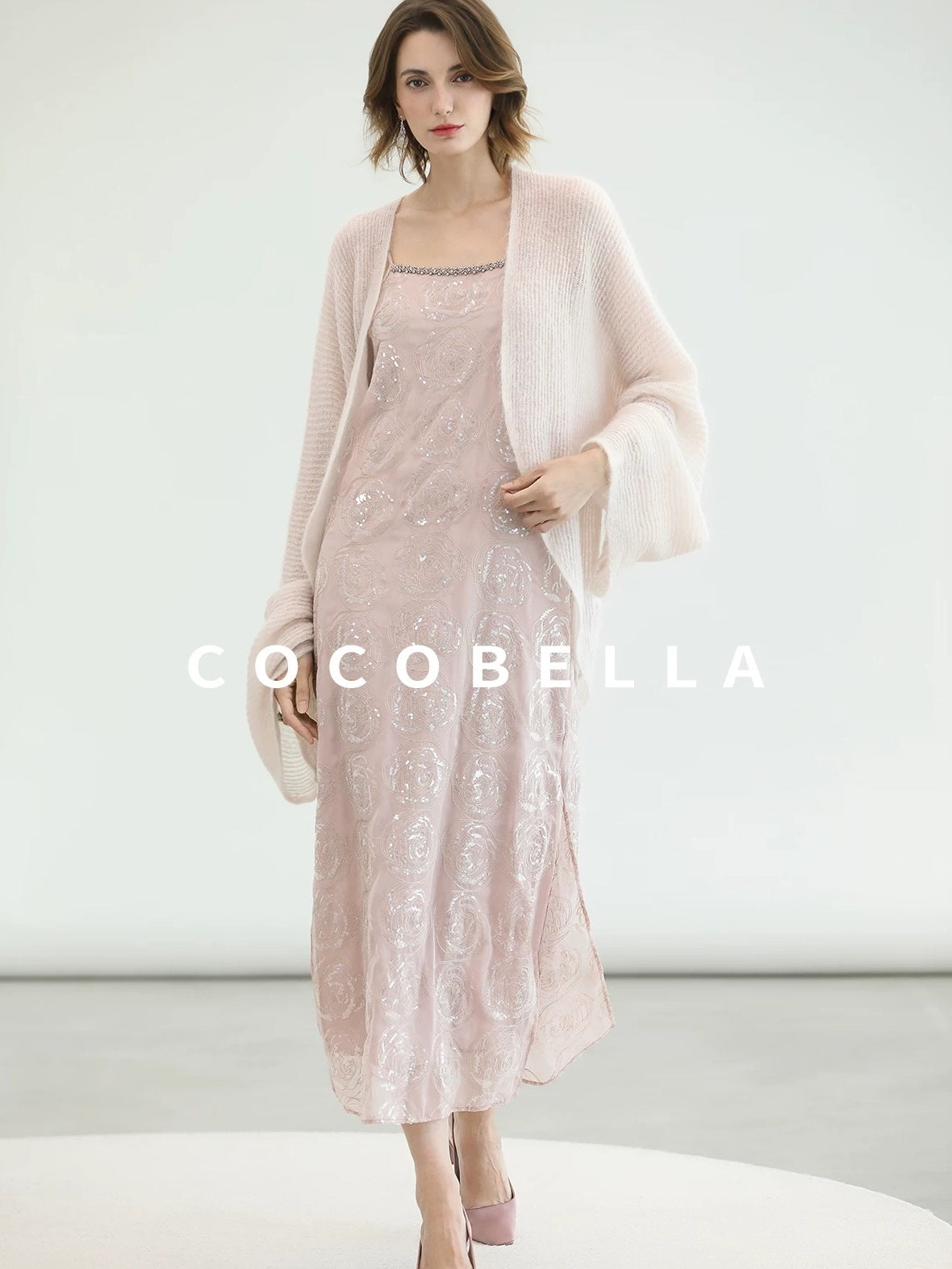 COCOBELLA Ultra Soft Mohair Wool Blend Loose Shawl Batwing Cardigan Womens Street Sweater