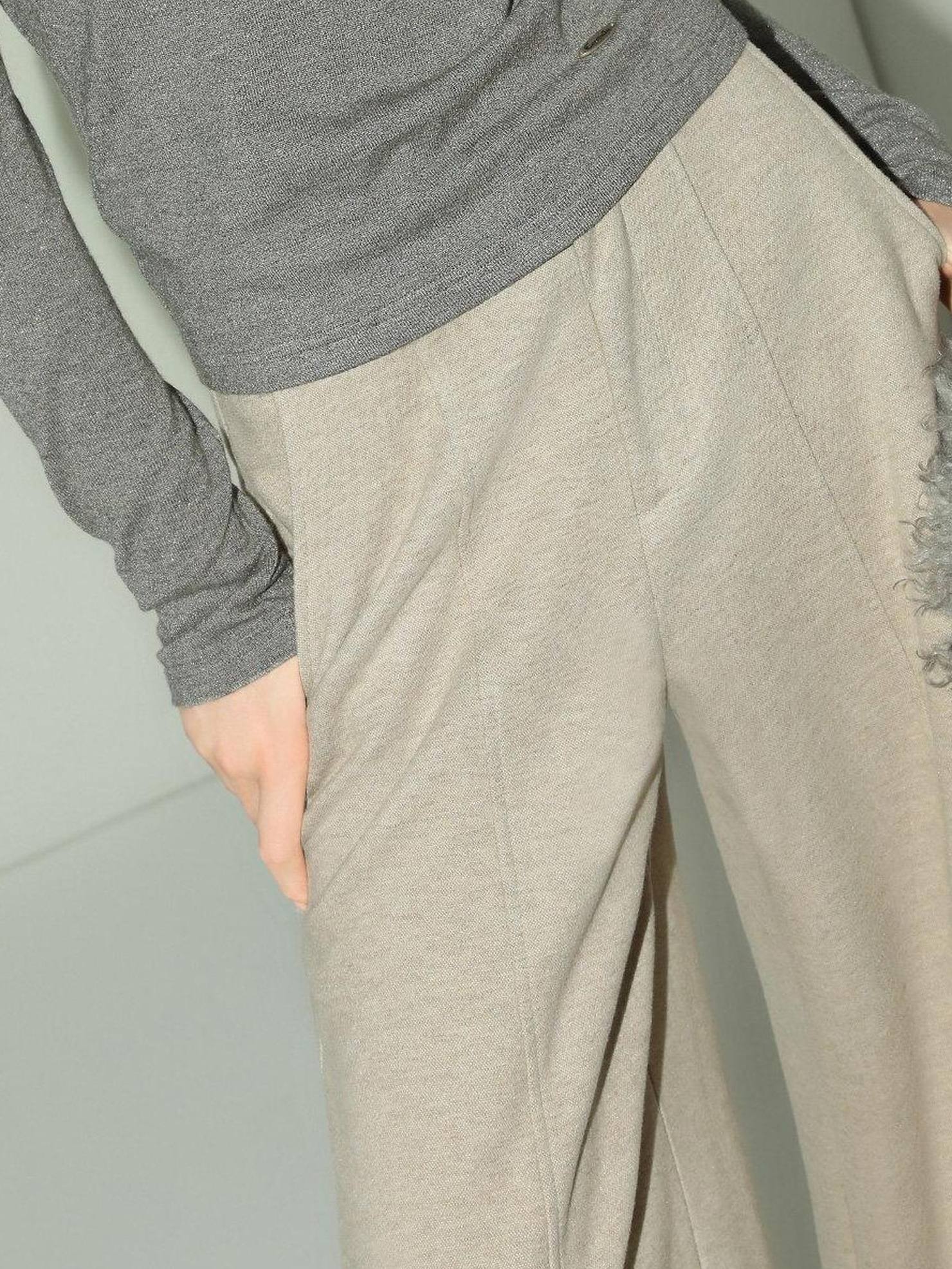 COCOBELLA Versatile Knitted Wide Leg Lantern Natural Waist Women Polyester Blend Pants