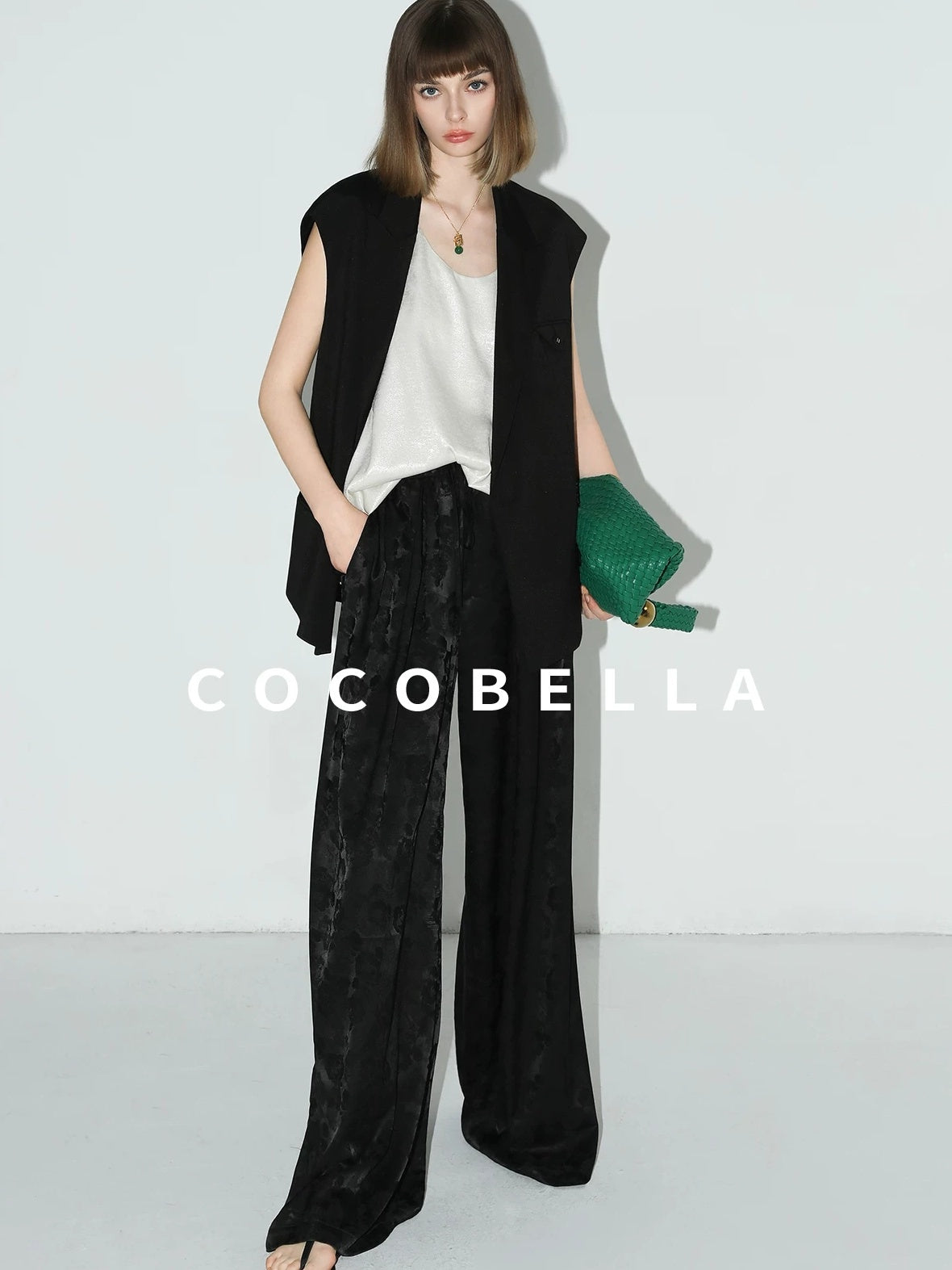 COCOBELLA Versatile Loose U Neck Racerback Polyester Tank For Women Casual Everyday Tops