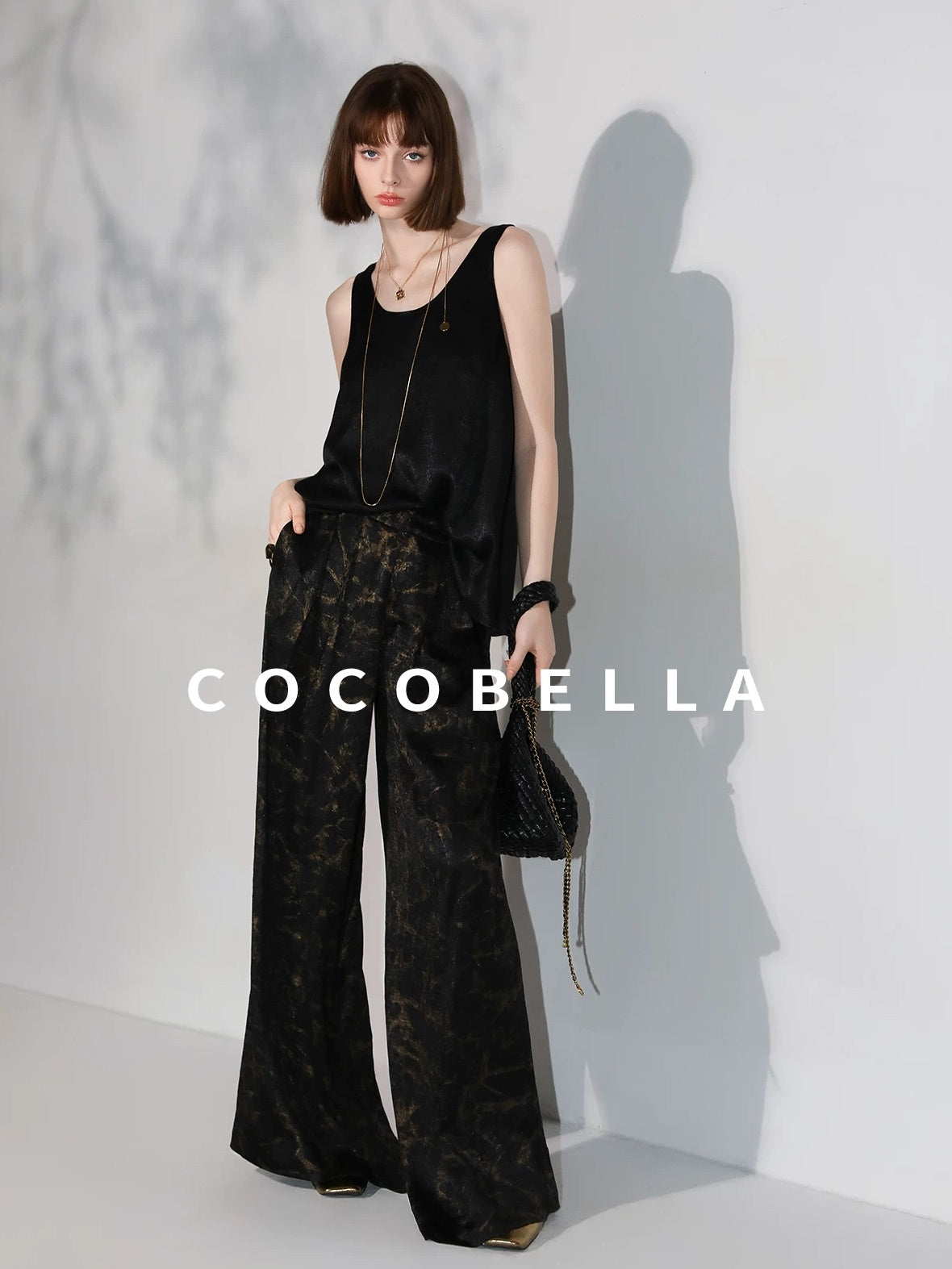 COCOBELLA Versatile Loose U Neck Racerback Polyester Tank For Women Casual Everyday Tops