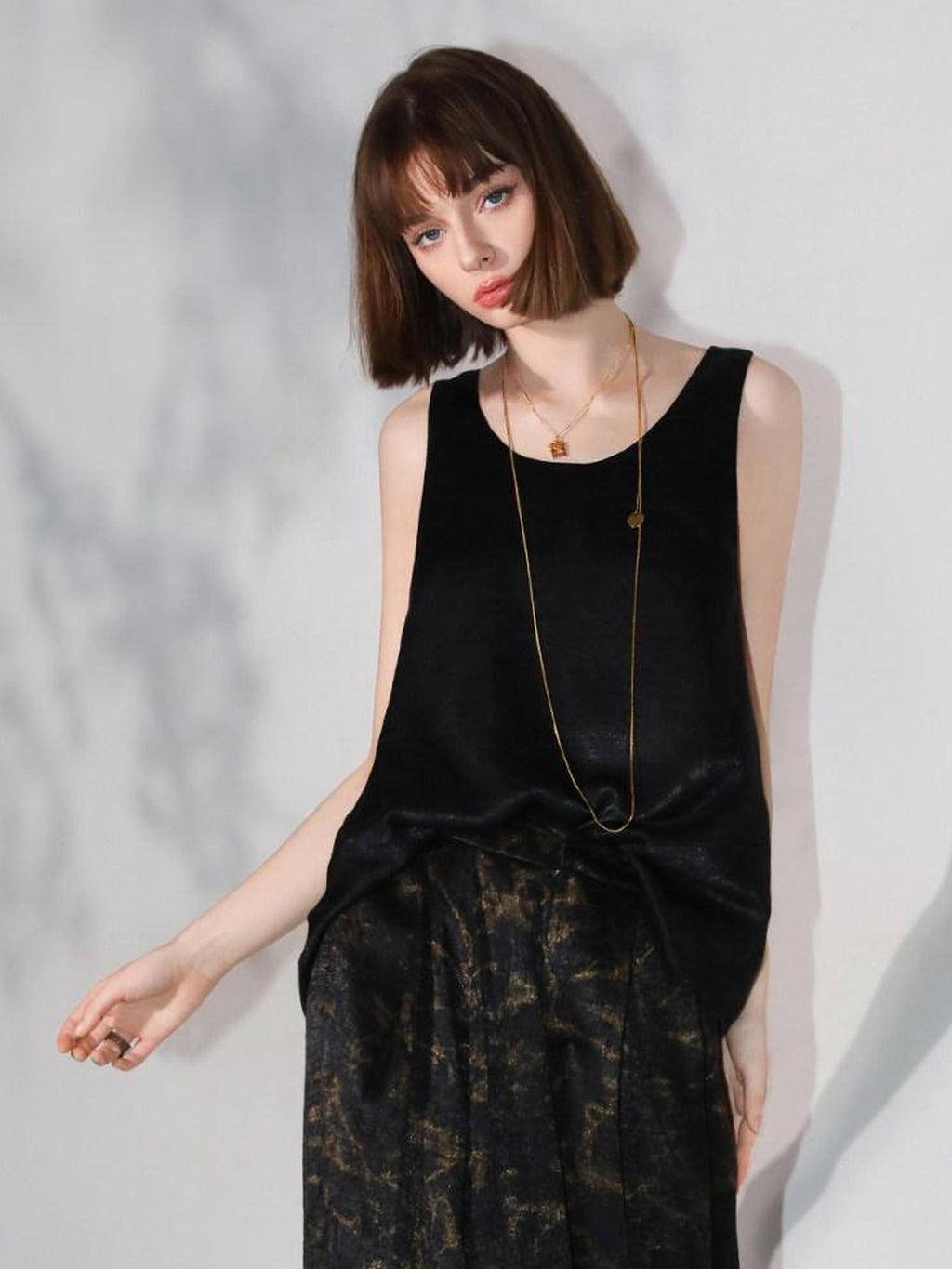 COCOBELLA Versatile Loose U Neck Racerback Polyester Tank For Women Casual Everyday Tops