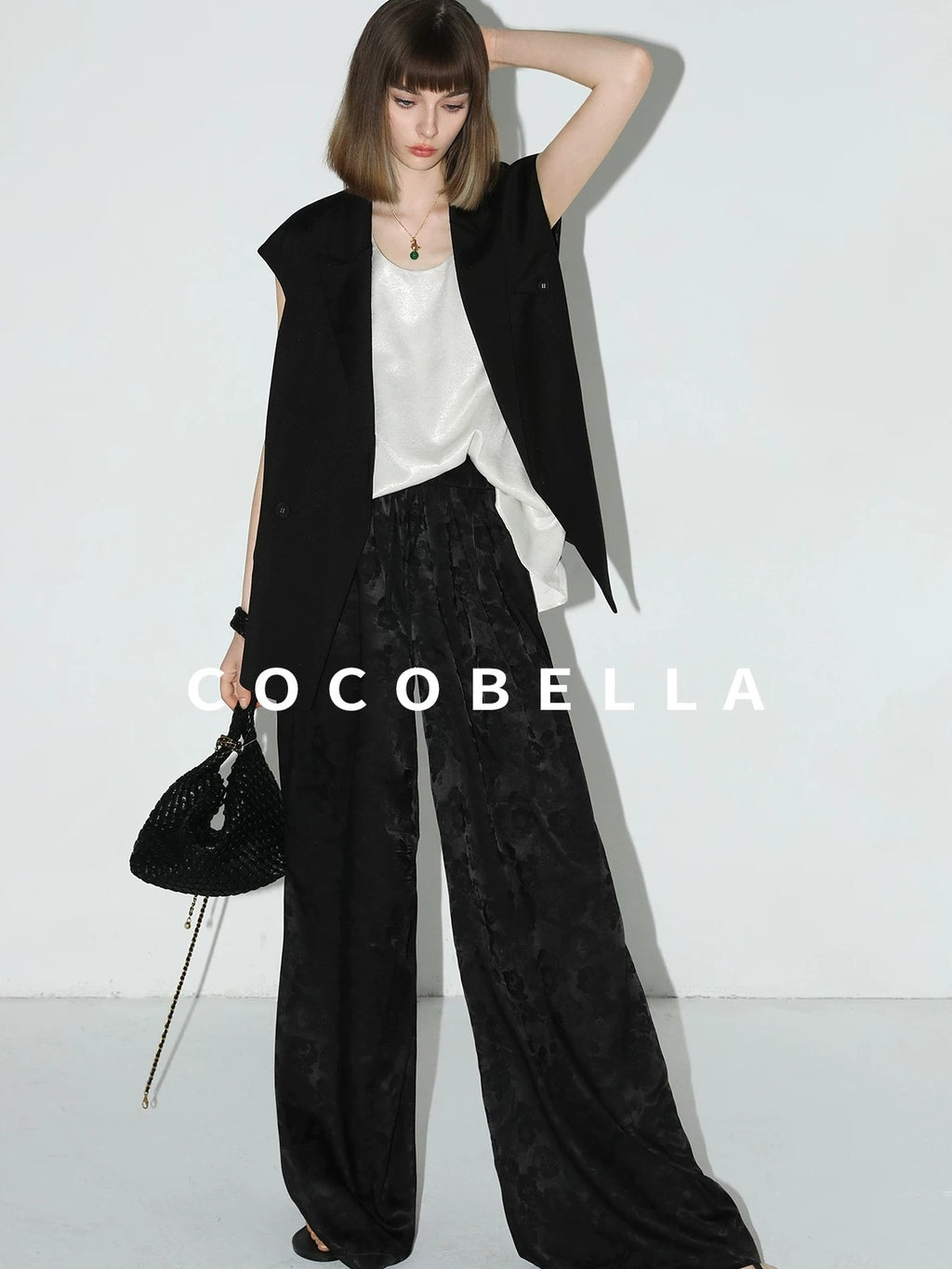 COCOBELLA Versatile Loose U Neck Racerback Polyester Tank For Women Casual Everyday Tops
