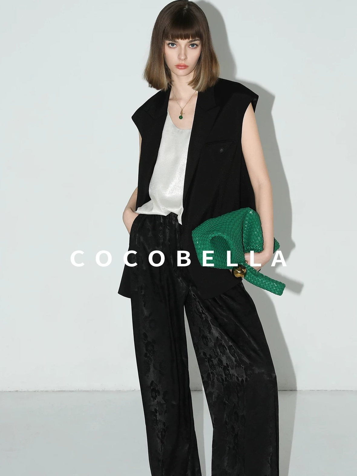 COCOBELLA Versatile Loose U Neck Racerback Polyester Tank For Women Casual Everyday Tops