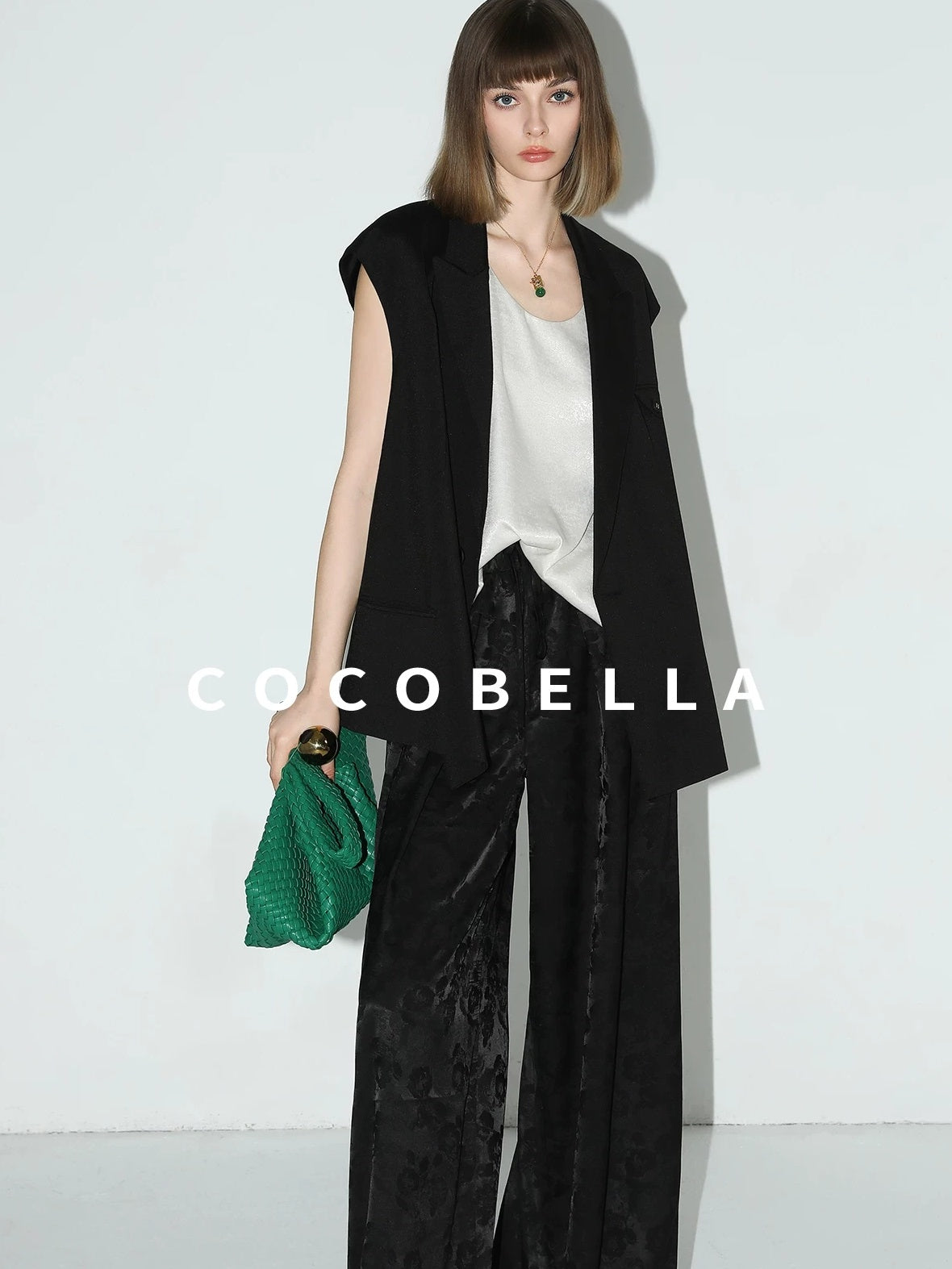 COCOBELLA Versatile Loose U Neck Racerback Polyester Tank For Women Casual Everyday Tops