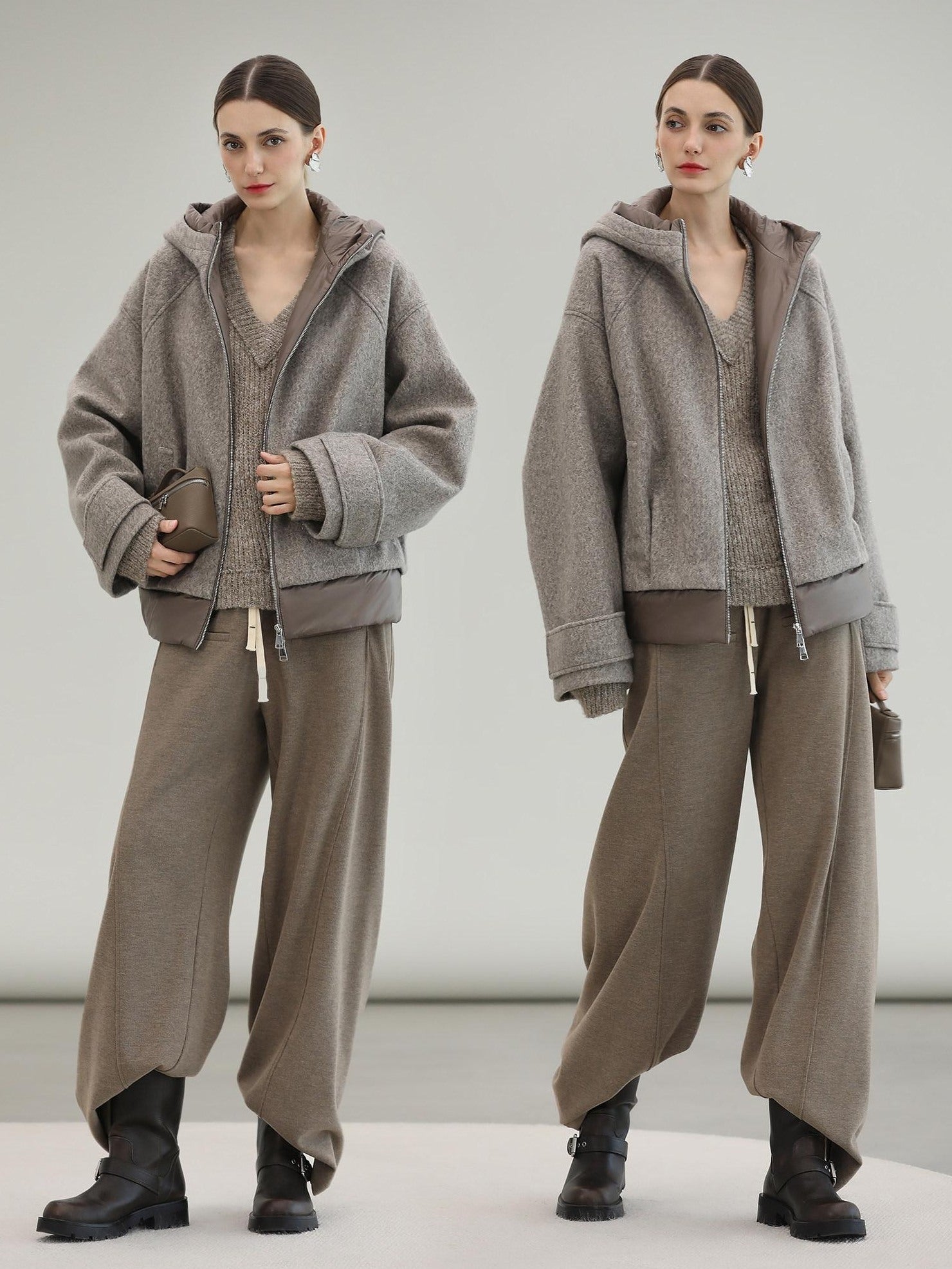 COCOBELLA Versatile Minimal Structured Cut Natural Waist Straight Women Poly Cotton Pants