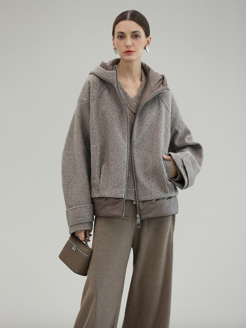 COCOBELLA Versatile Minimal Structured Cut Natural Waist Straight Women Poly Cotton Pants