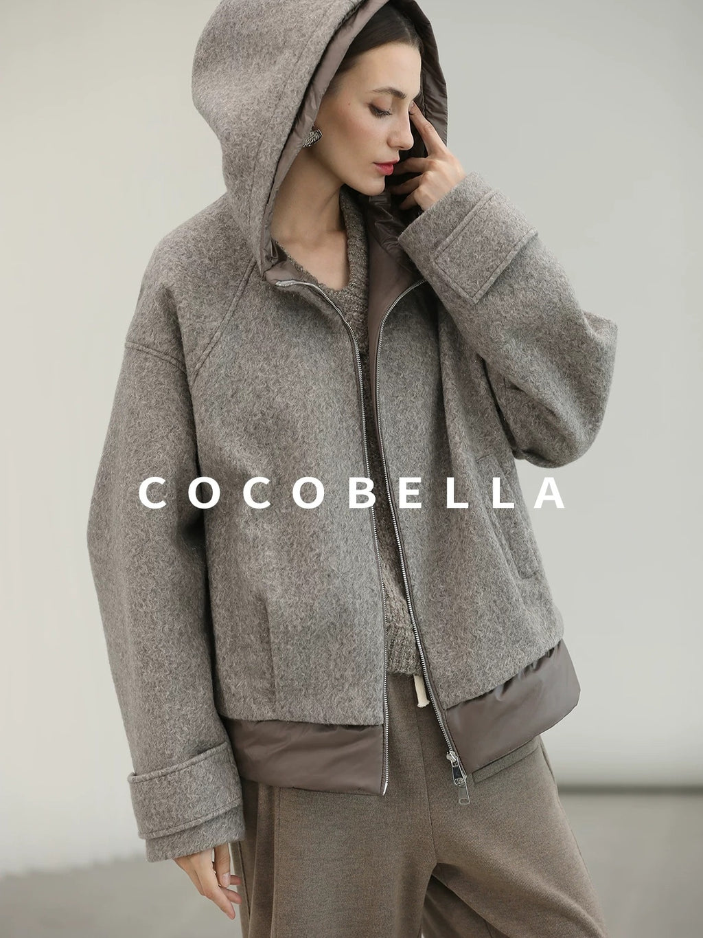 COCOBELLA Versatile Minimal Structured Cut Natural Waist Straight Women Poly Cotton Pants