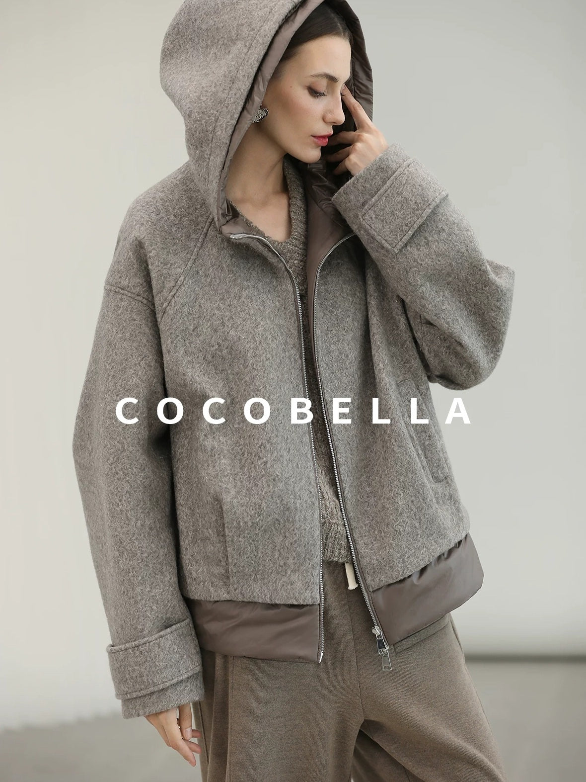 COCOBELLA Versatile Minimal Structured Cut Natural Waist Straight Women Poly Cotton Pants