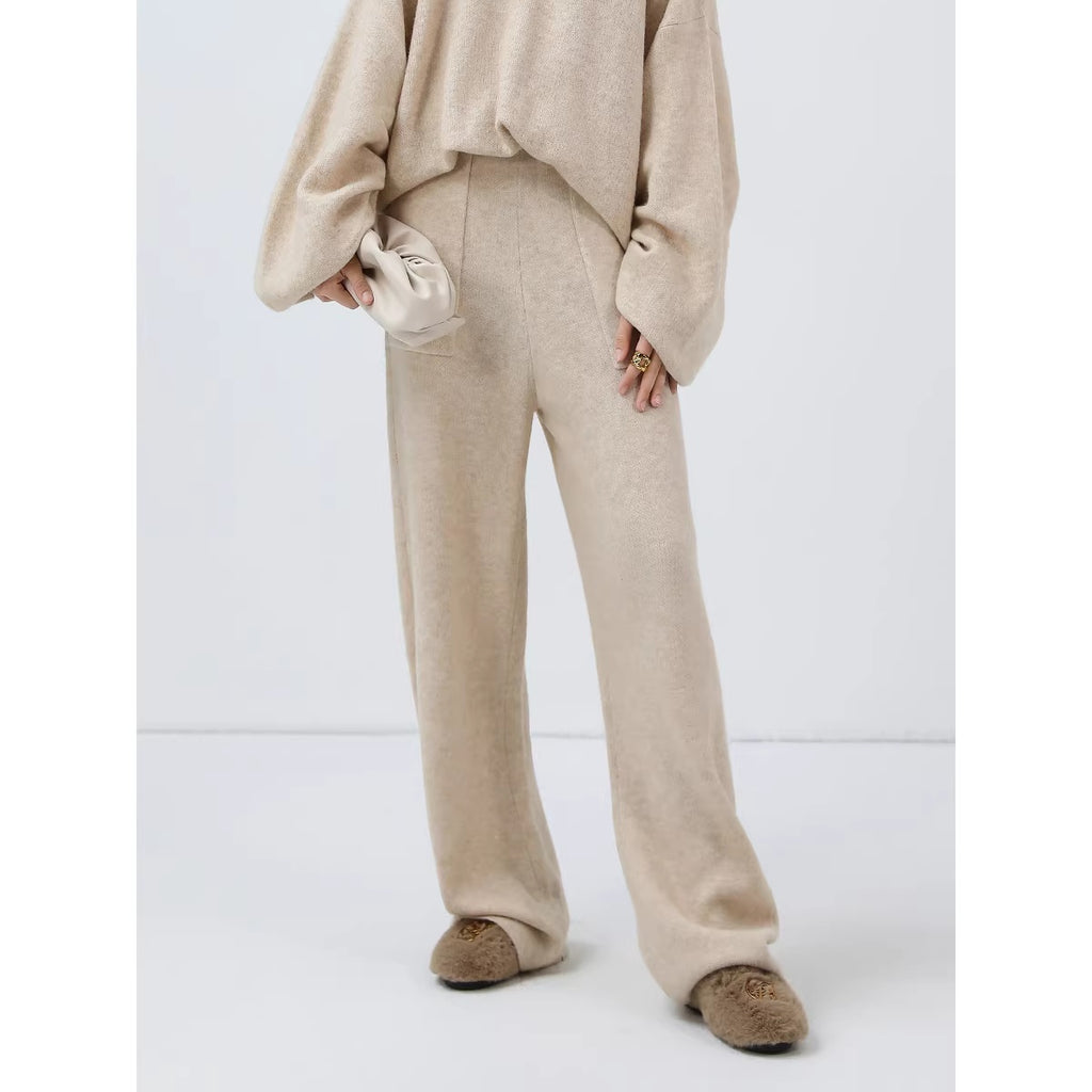 COCOBELLA_Versatile_Minimalist_Knit_Tailored_Curved_Leg_Elastic_Waist_Women_Pants_MISSTT