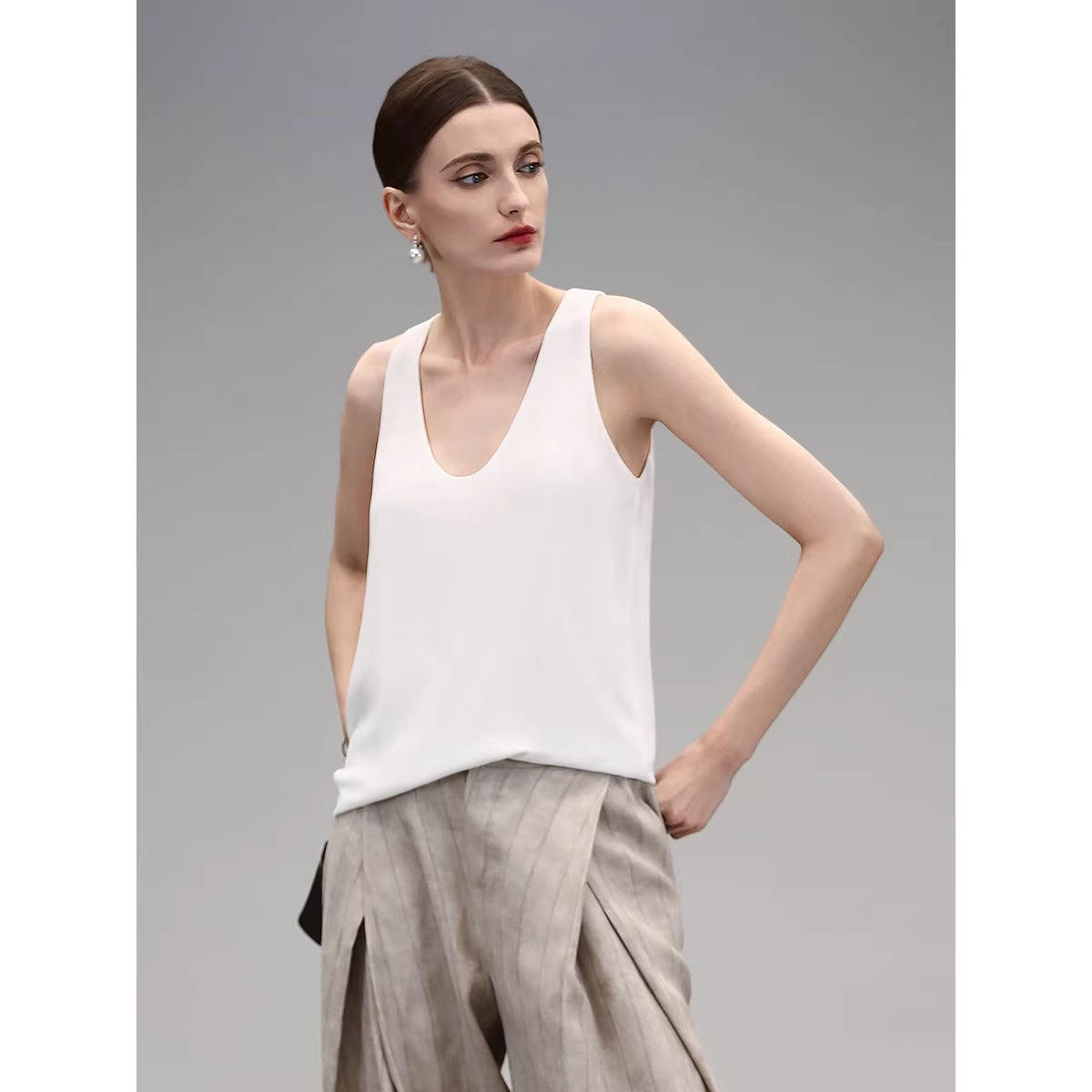 COCOBELLA_Versatile_U_Neck_H_Shaped_Straight_Tank_For_Women_Casual_Polyester_Tops_MISSTT