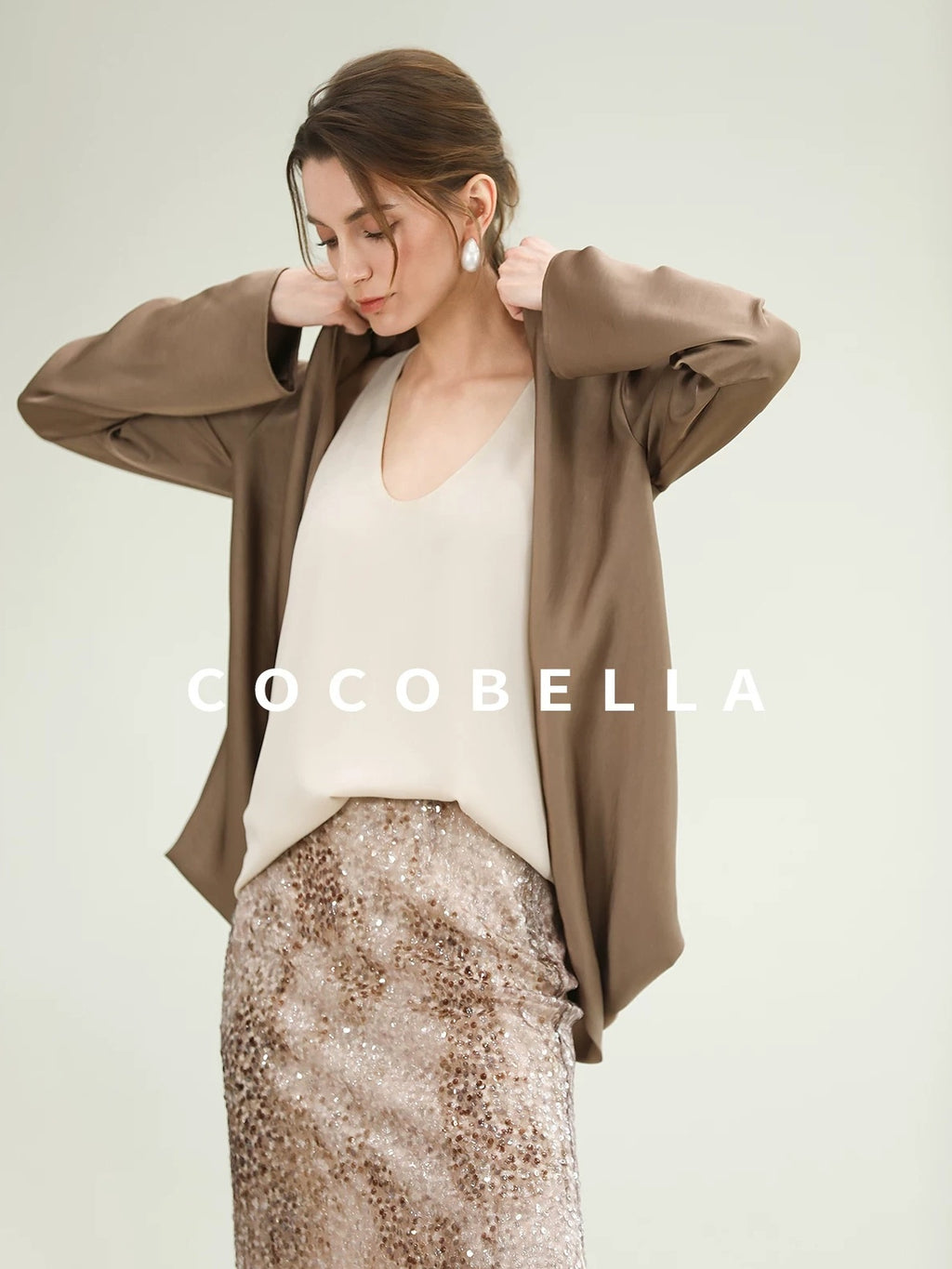 COCOBELLA Versatile U Neck H Shaped Straight Tank For Women Casual Polyester Tops