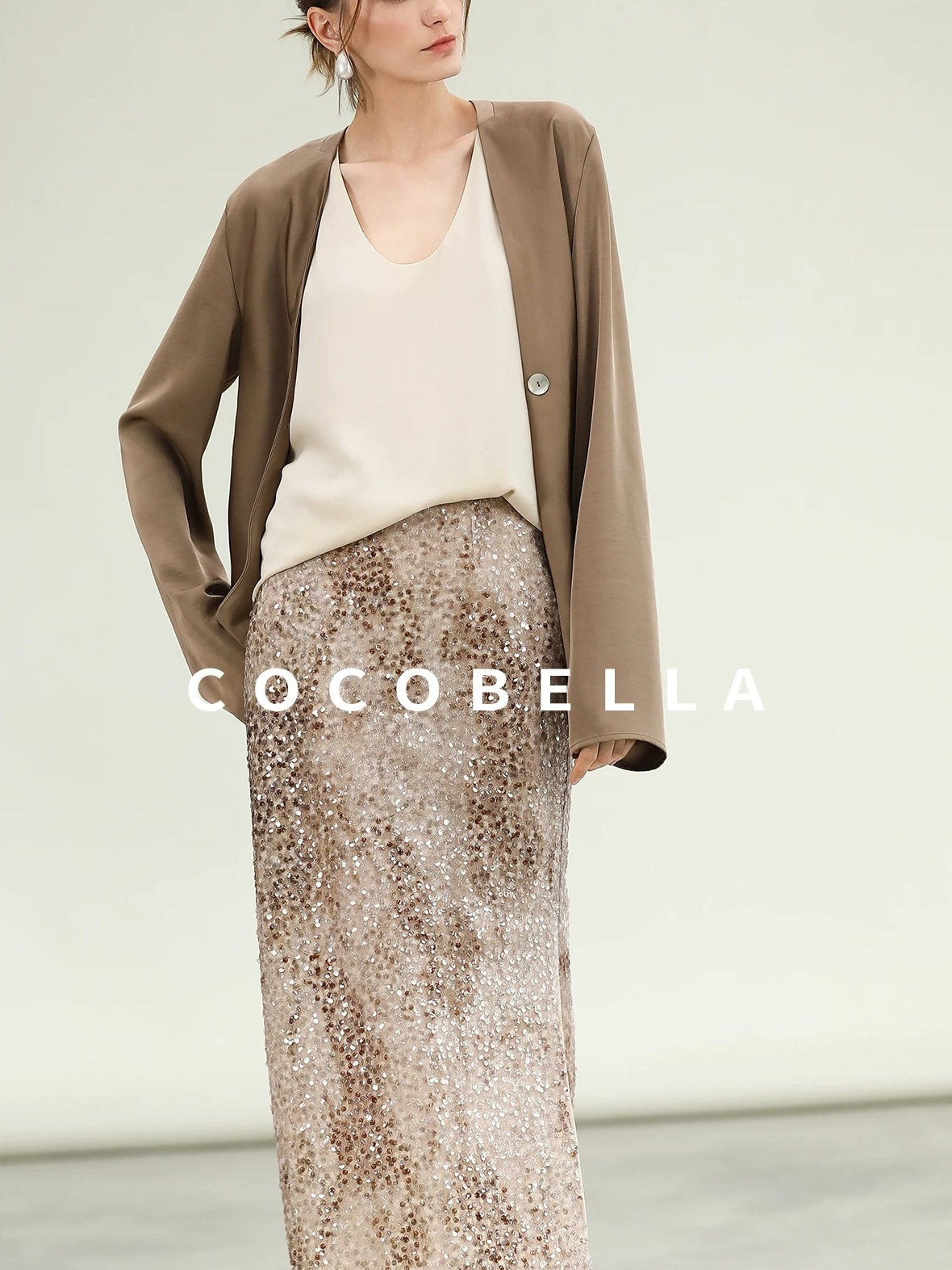 COCOBELLA Versatile U Neck H Shaped Straight Tank For Women Casual Polyester Tops