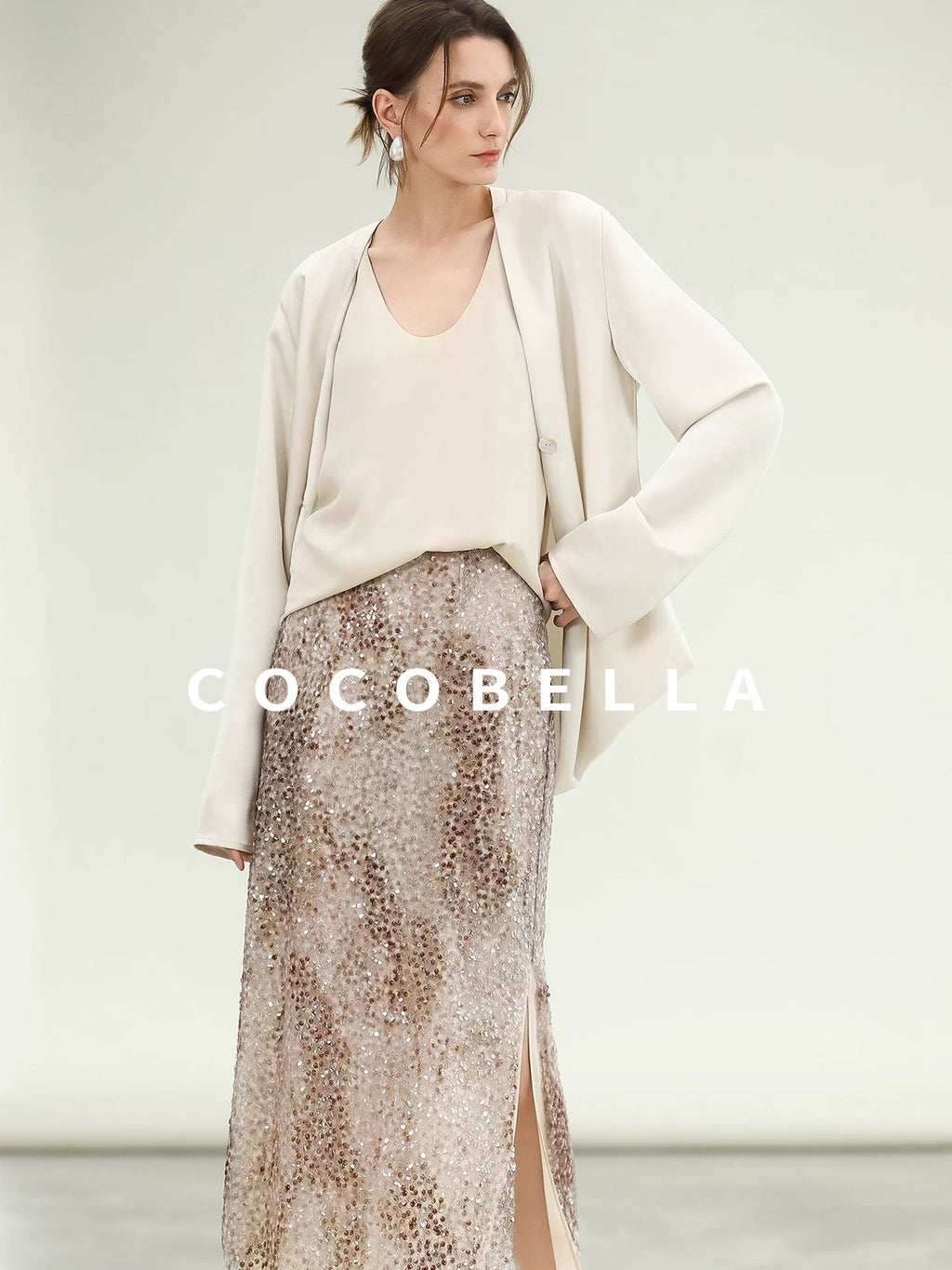 COCOBELLA Versatile U Neck H Shaped Straight Tank For Women Casual Polyester Tops