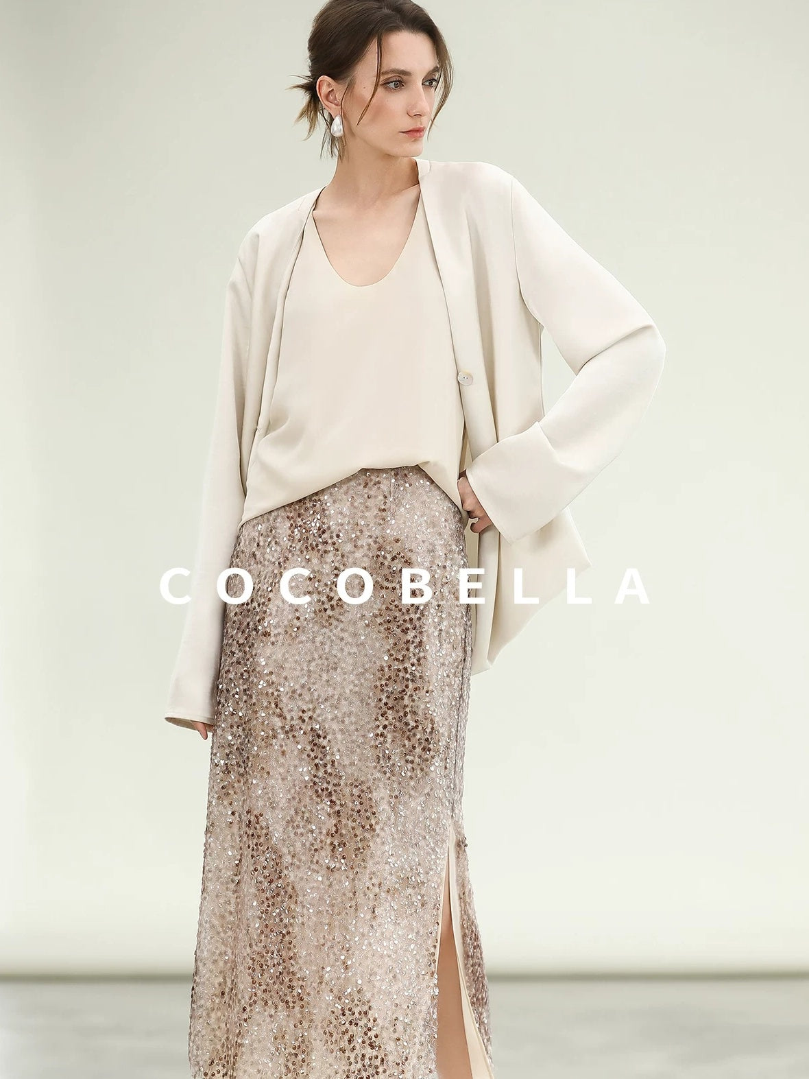 COCOBELLA Versatile U Neck H Shaped Straight Tank For Women Casual Polyester Tops