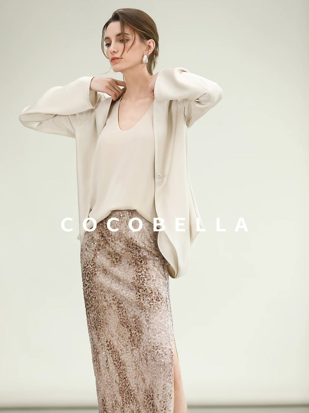 COCOBELLA Versatile U Neck H Shaped Straight Tank For Women Casual Polyester Tops