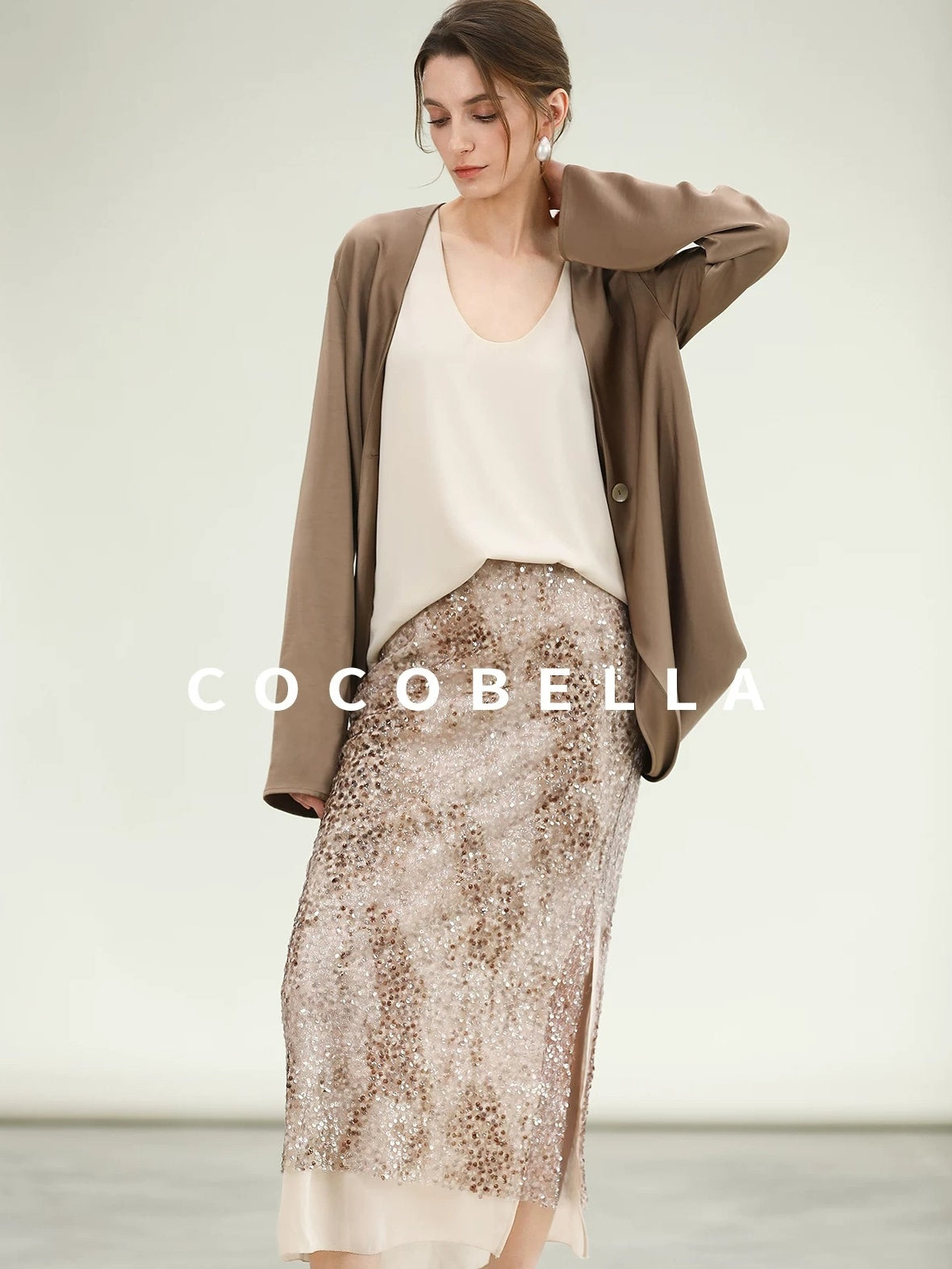 COCOBELLA Versatile U Neck H Shaped Straight Tank For Women Casual Polyester Tops