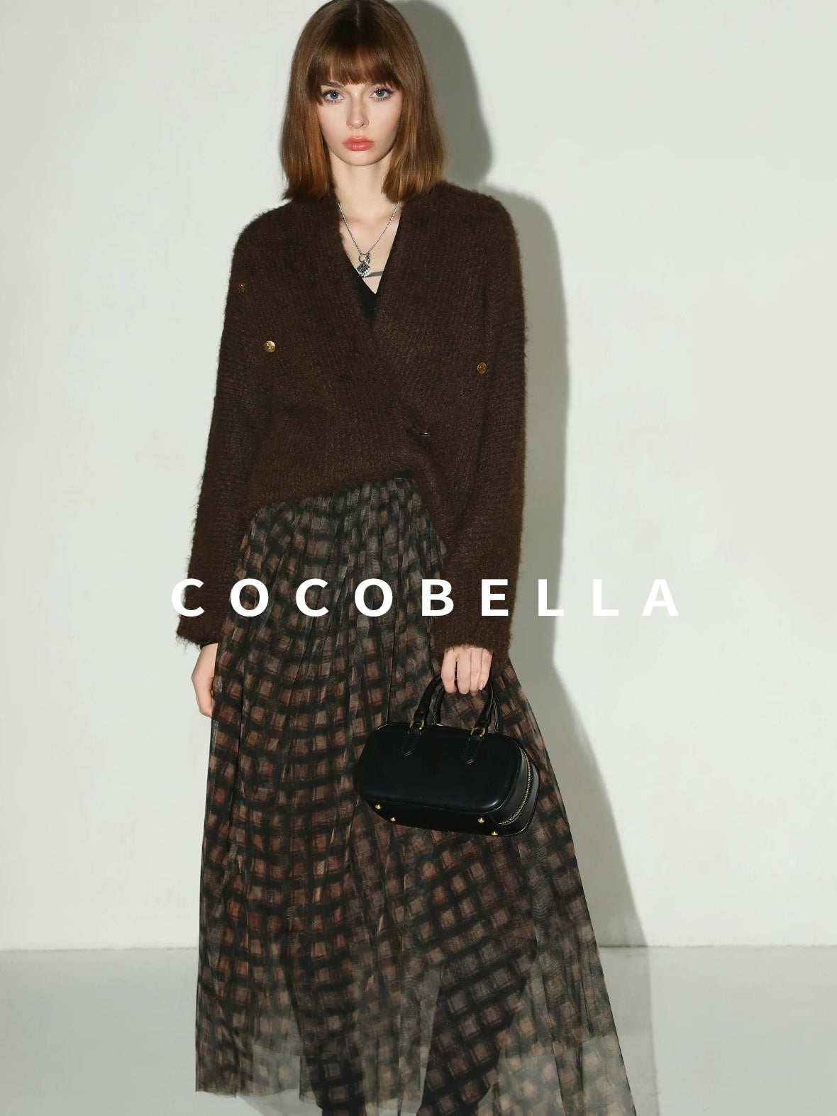 COCOBELLA Vintage Pleated Mesh A Line Mid Waist Printed Maxi Women Travel Date Skirts