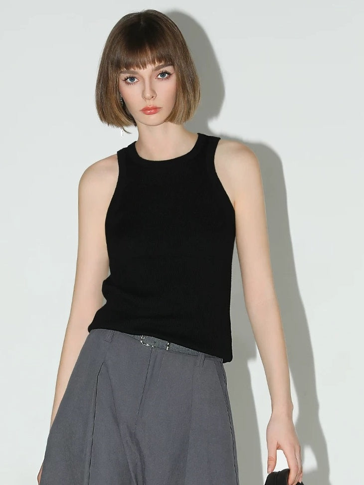 COCOBELLA Viscose Blend Slim Racerback Layering Women Office Casual Tank Tops