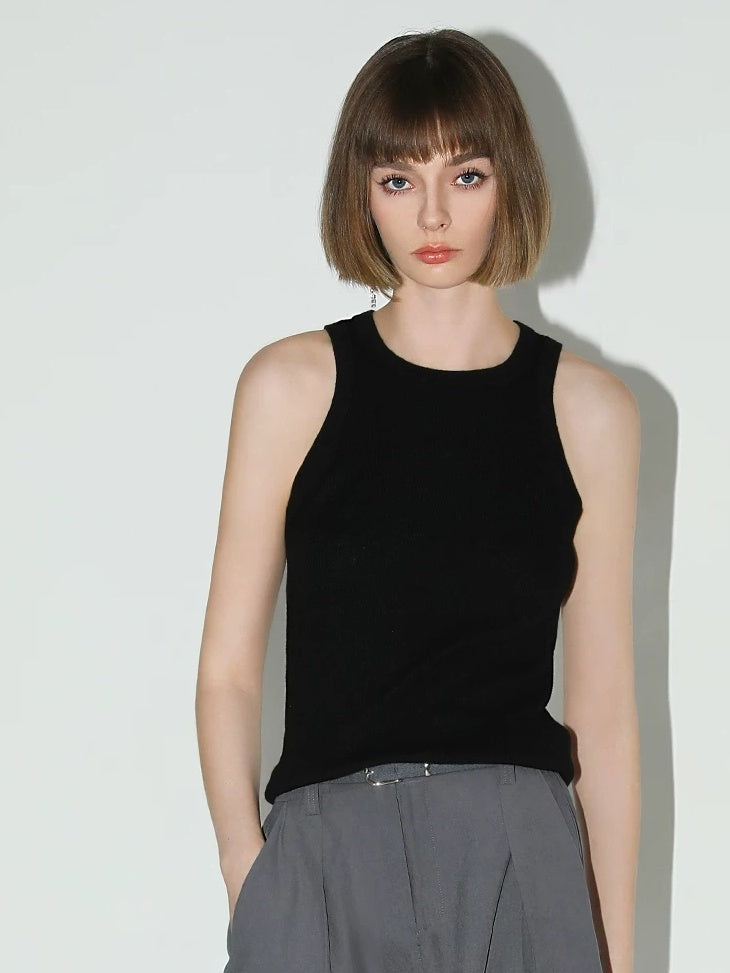 COCOBELLA Viscose Blend Slim Racerback Layering Women Office Casual Tank Tops