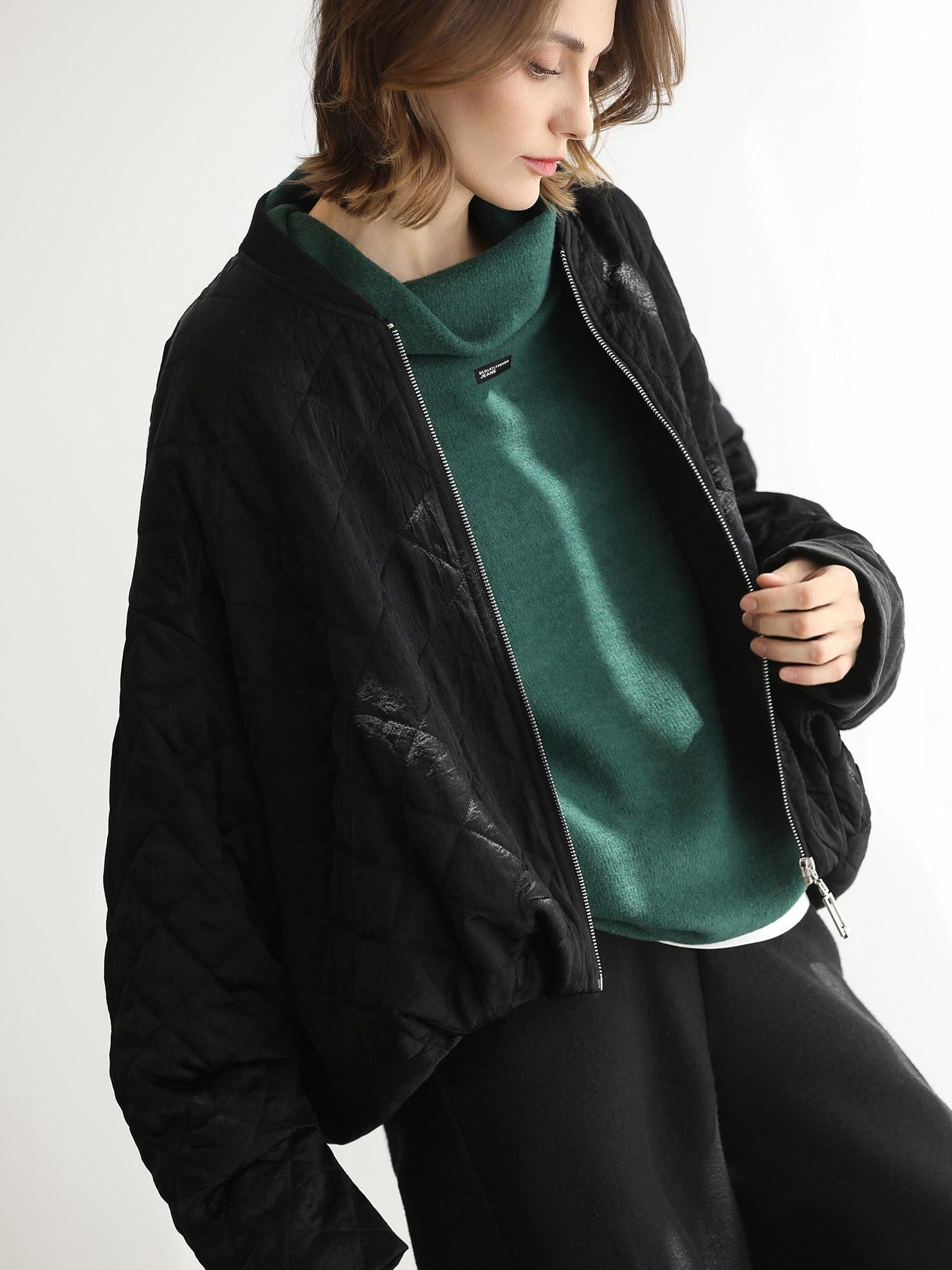 COCOBELLA Viscose Blend Straight Fit Ol Office Crew Neck Long Sleeve T Shirt Women Shirts