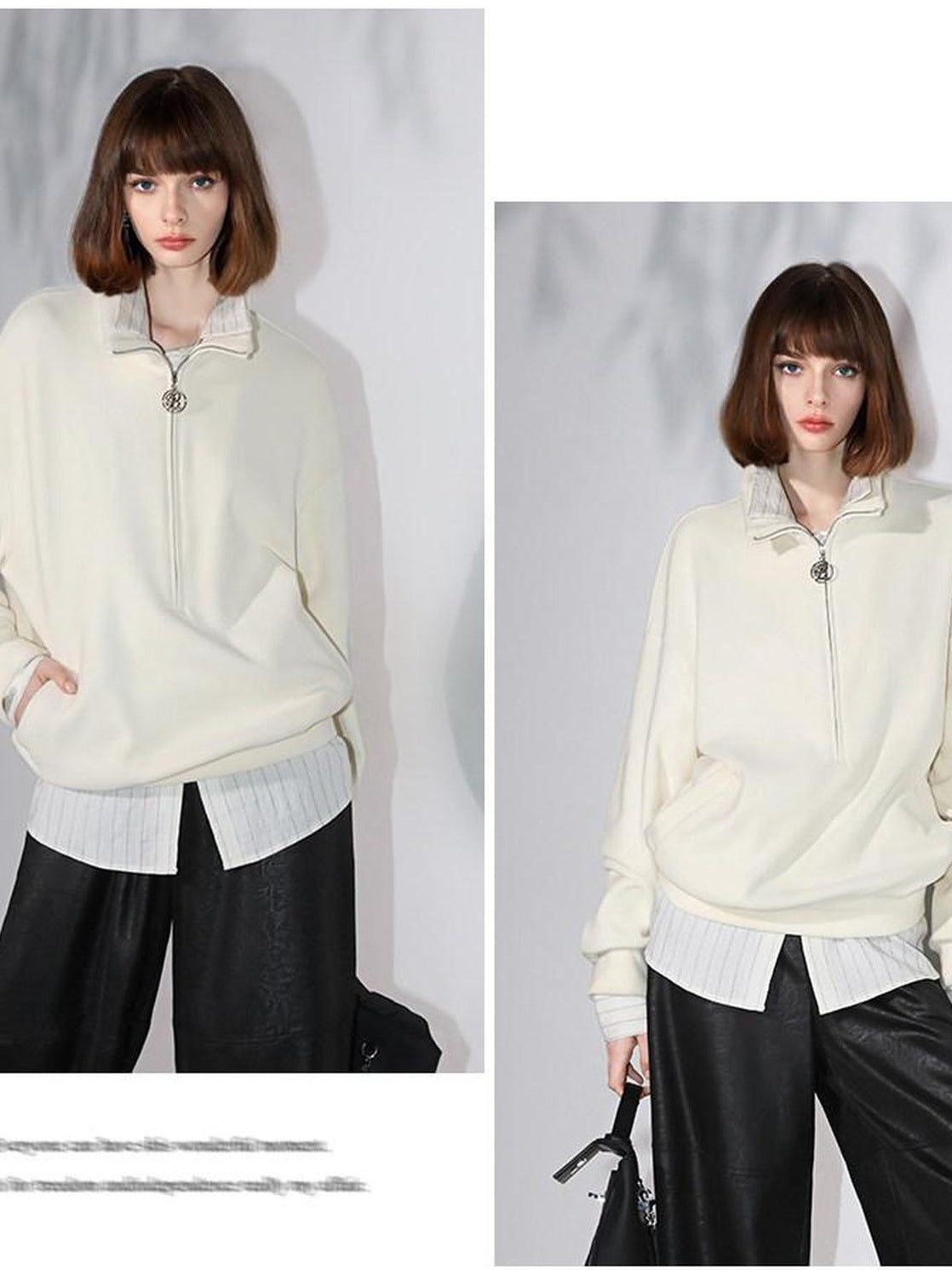 COCOBELLA Viscose Linen Blend Straight Women Striped Long Sleeve Shirts