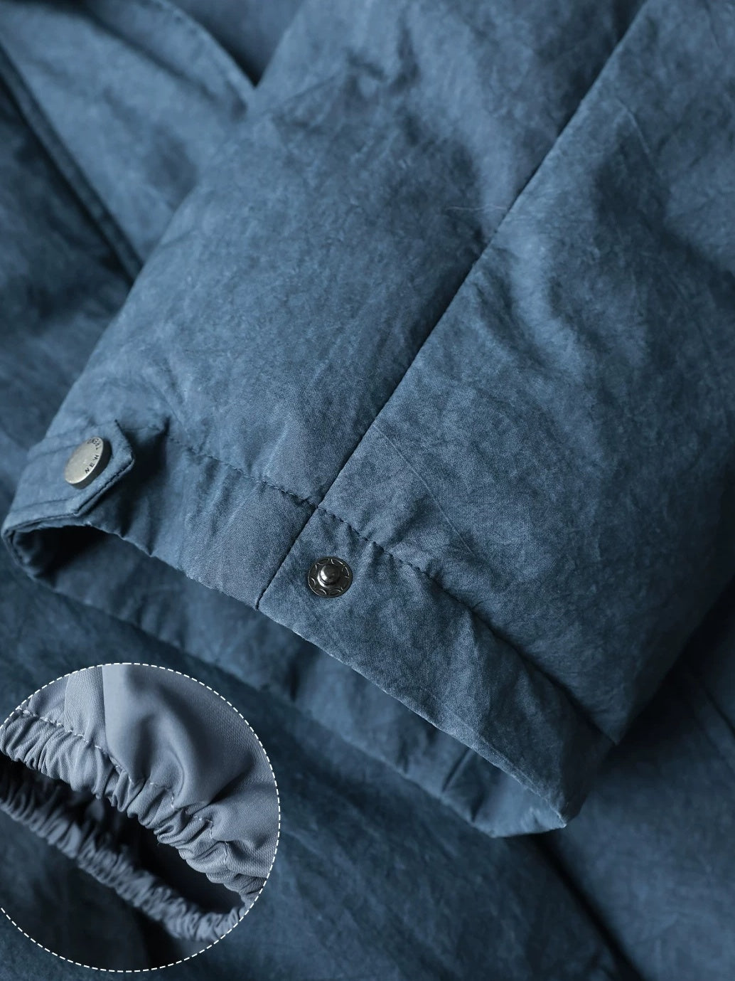 COCOBELLA Warm 90Pc White Duck Down Commuter Straight Embroidered Short Cotton Down Jackets