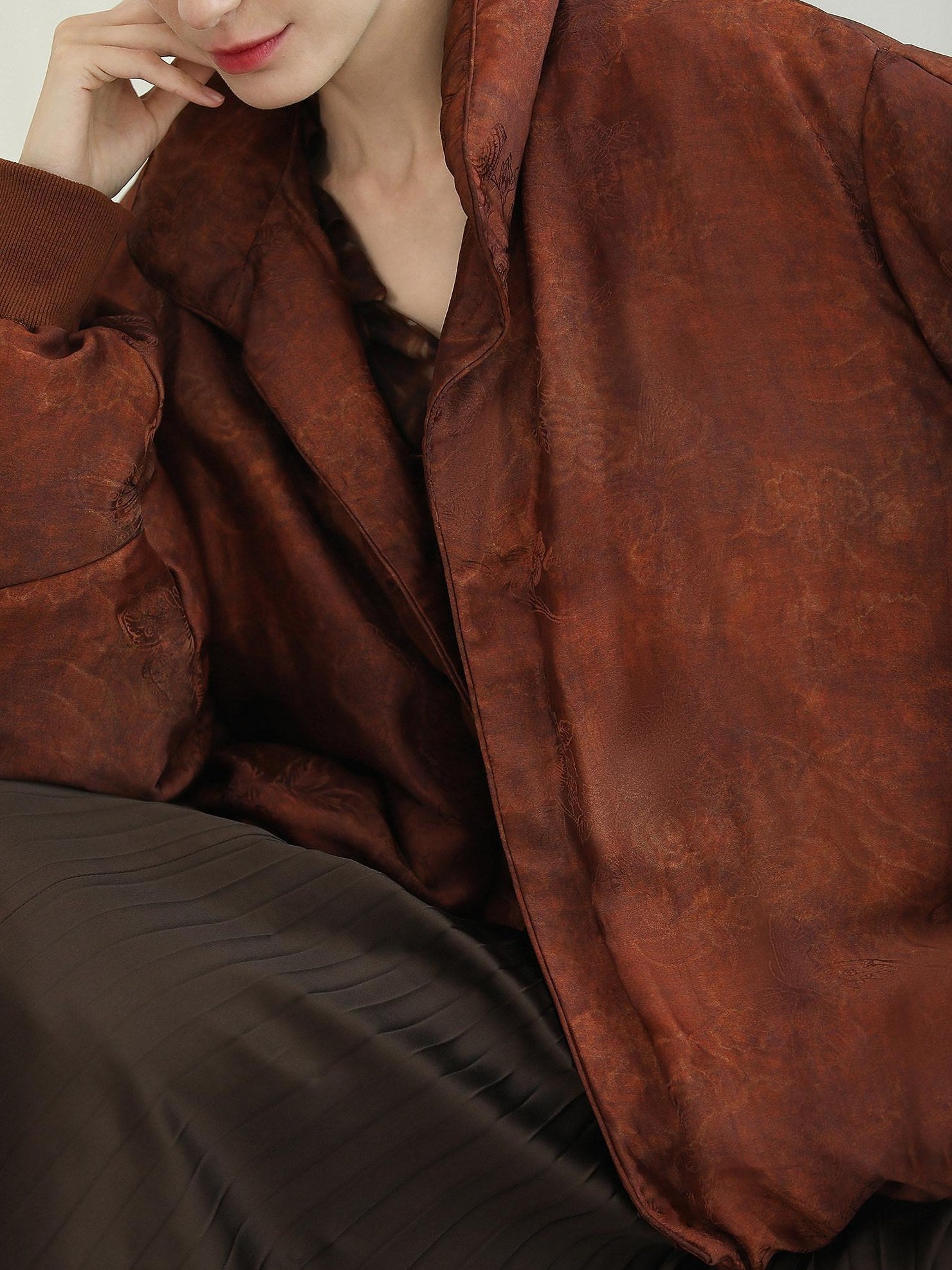 COCOBELLA Warm 90 Percent Down Commuter Straight Printed City Women Down Jackets