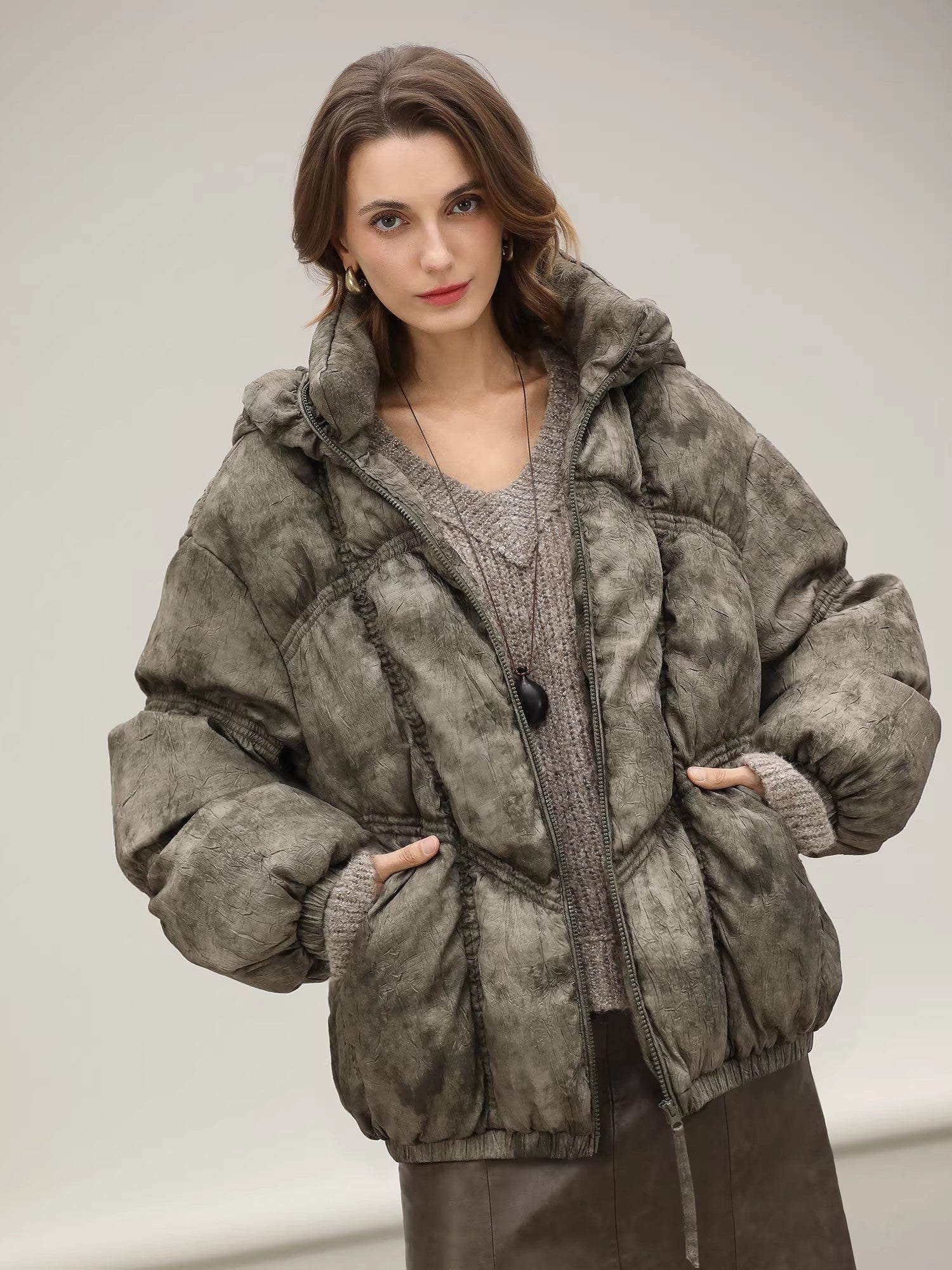 COCOBELLA_Warm_90_Percent_White_Duck_Down_Ombre_Mid_Length_Office_Down_Jackets_MISSTT