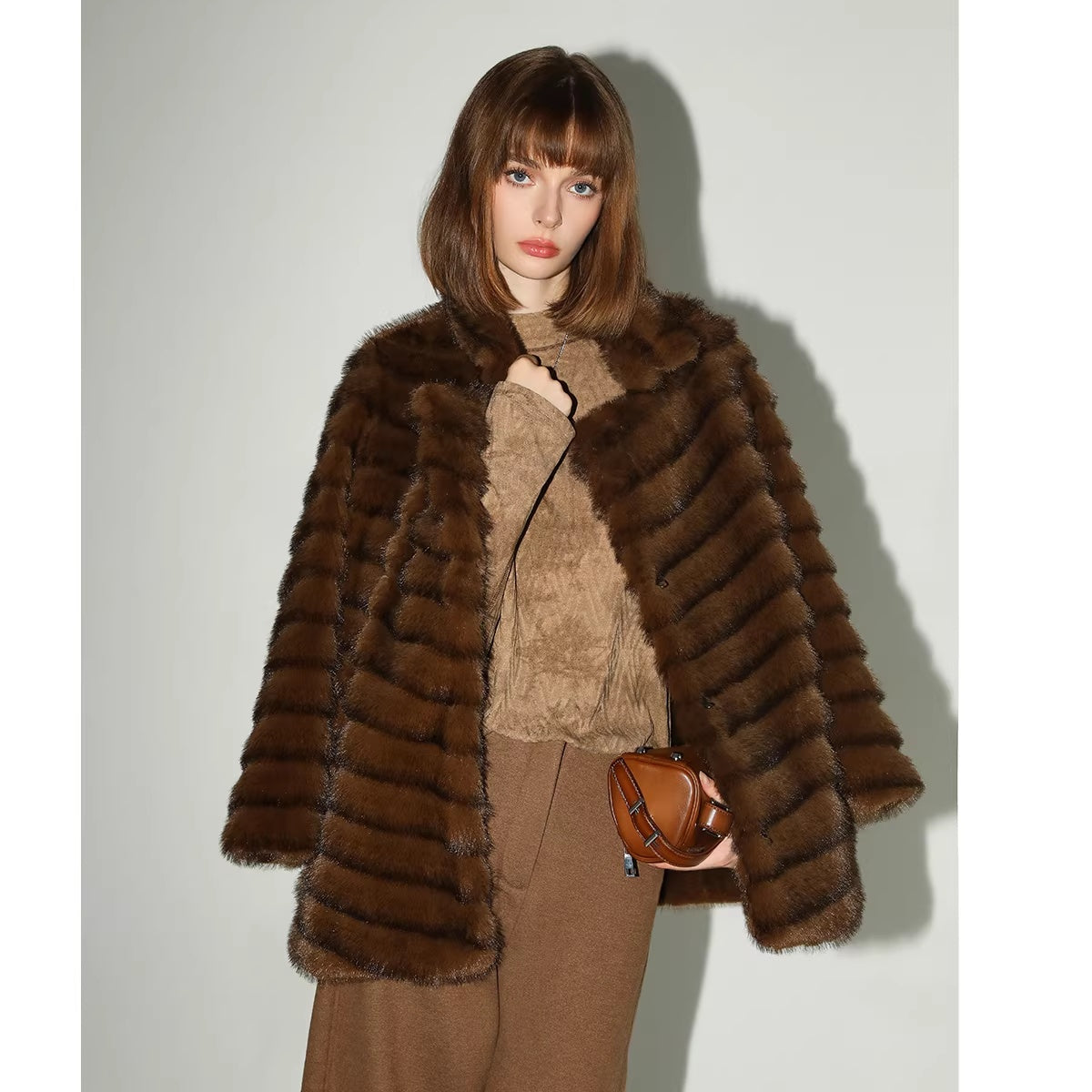 COCOBELLA_Warm_Faux_Fur_Oversized_Lapel_Collar_Commuter_Women_Pastel_Stripe_Jackets_MISSTT