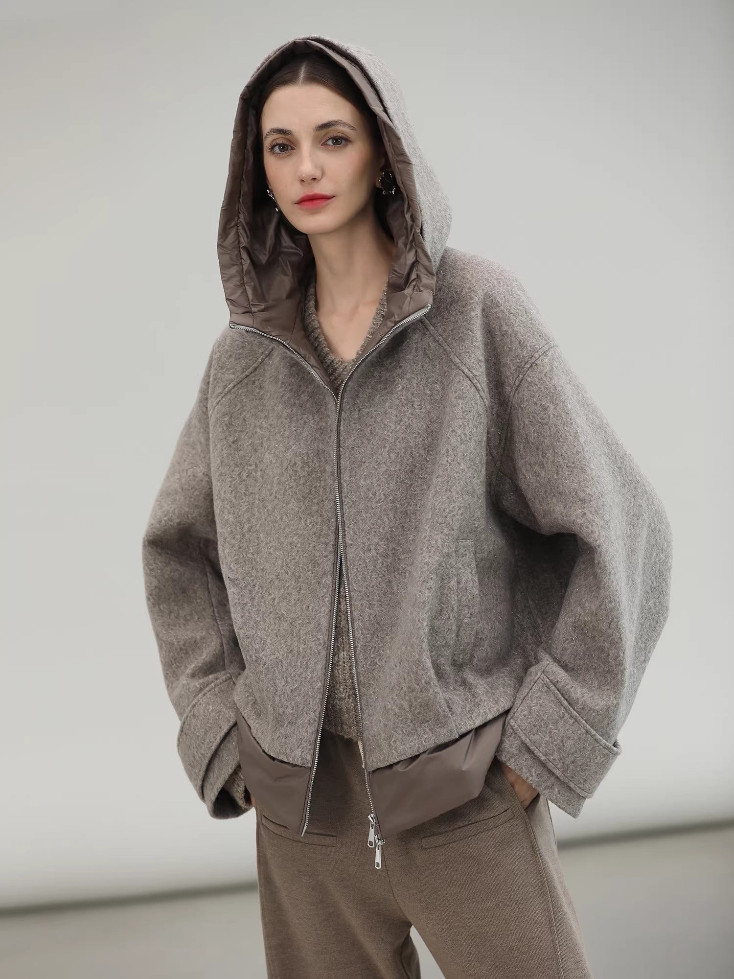 COCOBELLA_Warm_Thick_Hooded_Zip_Patchwork_Street_Straight_Fit_Womens_Outerwear_Jackets_MISSTT