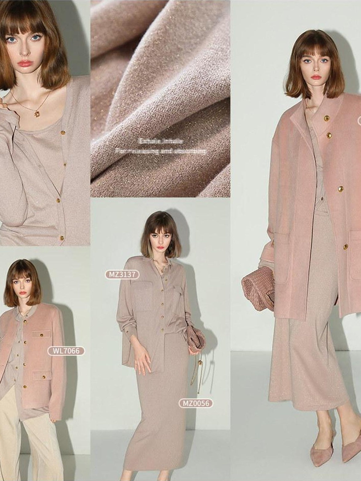 COCOBELLA Warm Thick Mid Length Elegant Commuter Straight Stand Collar Wool Overcoat Coats