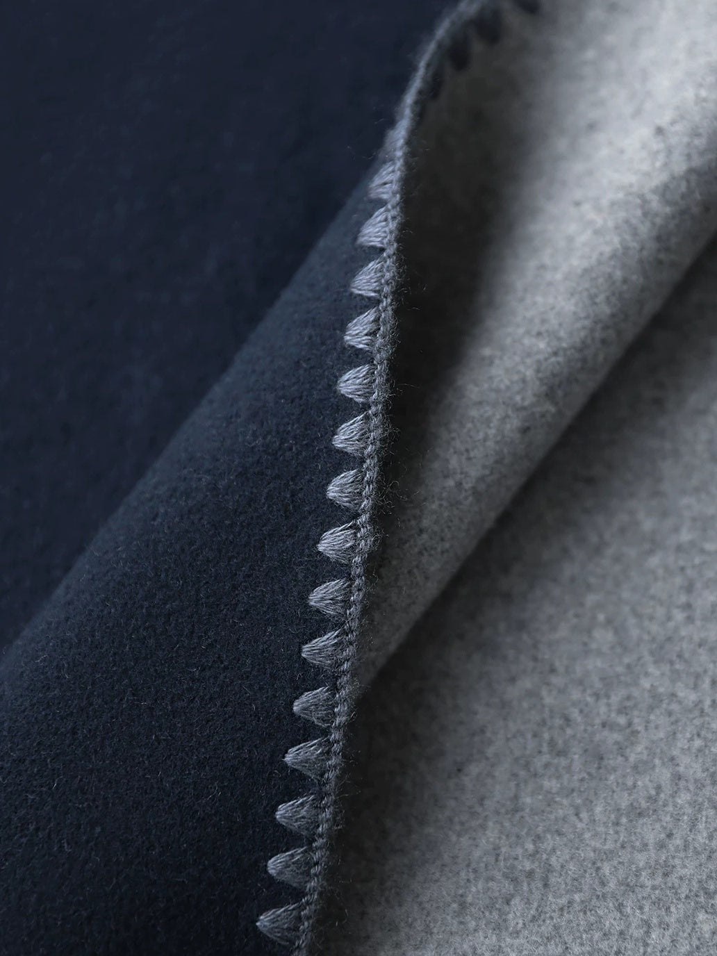 COCOBELLA Warm Wool Blend Double Breasted Long Minimal Relaxed Fit Pockets Office Coats