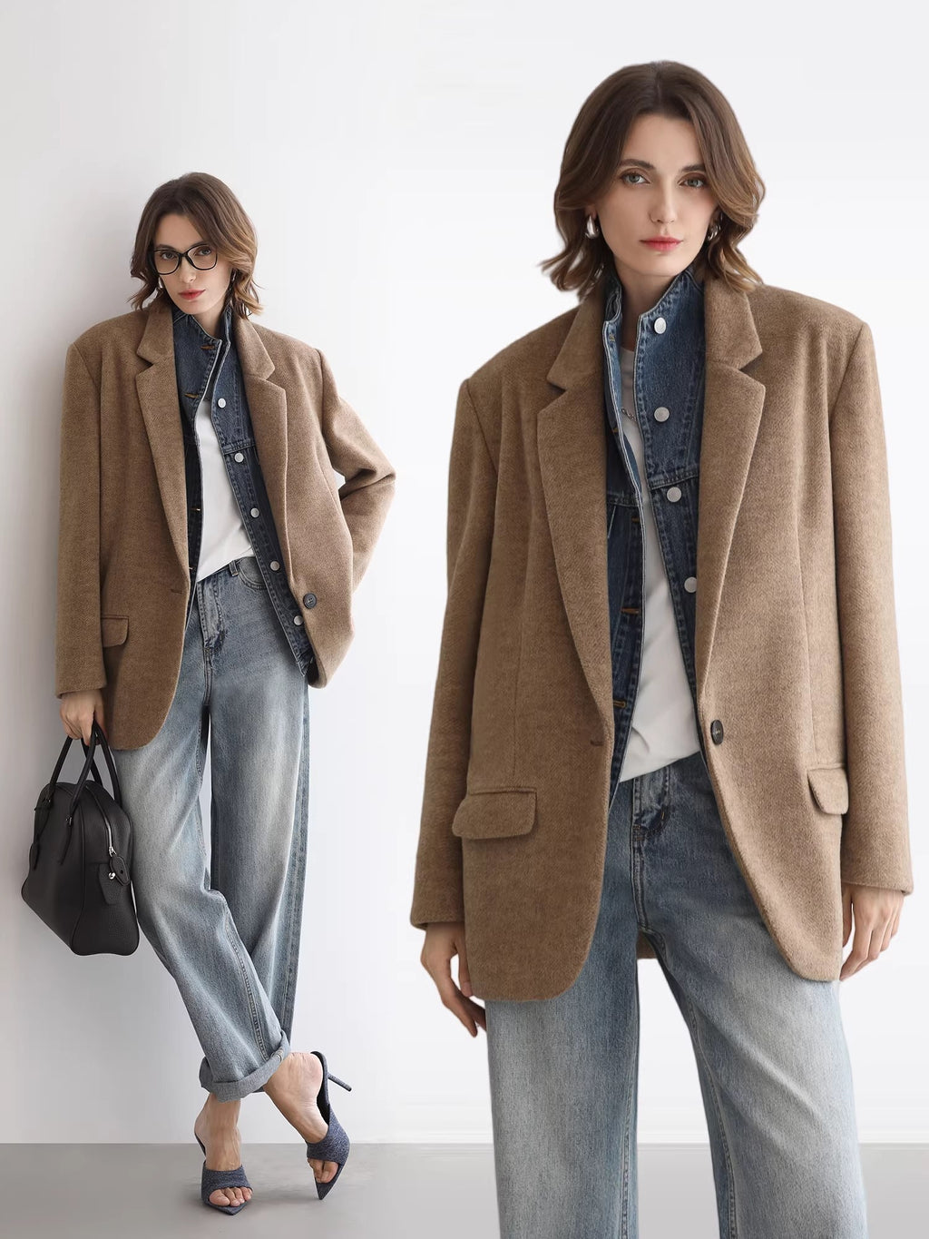 COCOBELLA_Warm_Wool_Blend_Loose_Fit_Single_Button_Flap_Pocket_Office_Regular_Blazers_MISSTT