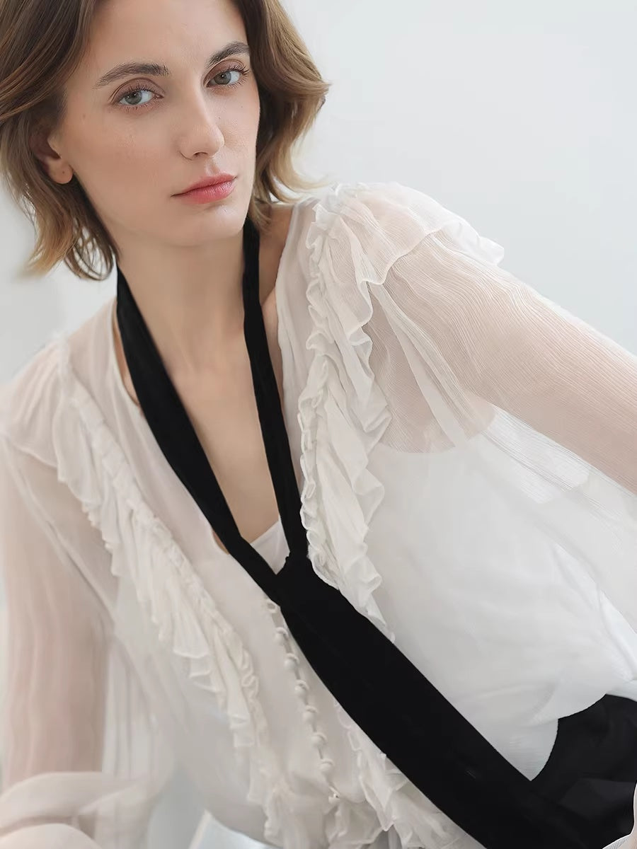 COCOBELLA_Warm_Wool_Blend_Lurex_Zipper_Pockets_Street_Straight_Mid_Length_Women_Jackets_MISSTT