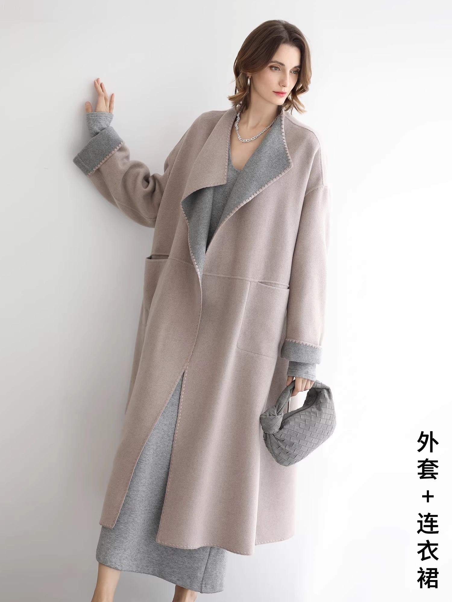 COCOBELLA_Wool_Blend_Belted_Shell_Embroidery_Tailored_Straight_Long_Lapel_Ol_Coats_MISSTT