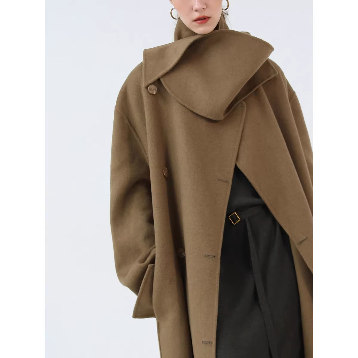 COCOBELLA_Wool_Blend_British_Commuter_Loose_Long_Double_Breasted_Tobacco_Brown_Coats_MISSTT