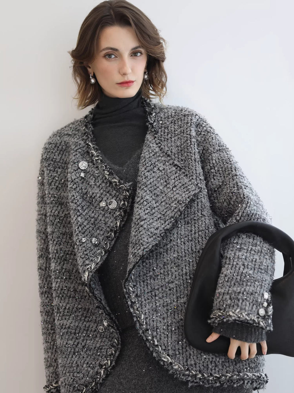 COCOBELLA_Wool_Blend_Button_Straight_Fit_Lapel_Collar_Office_Sequin_Paris_Gray_Coats_MISSTT
