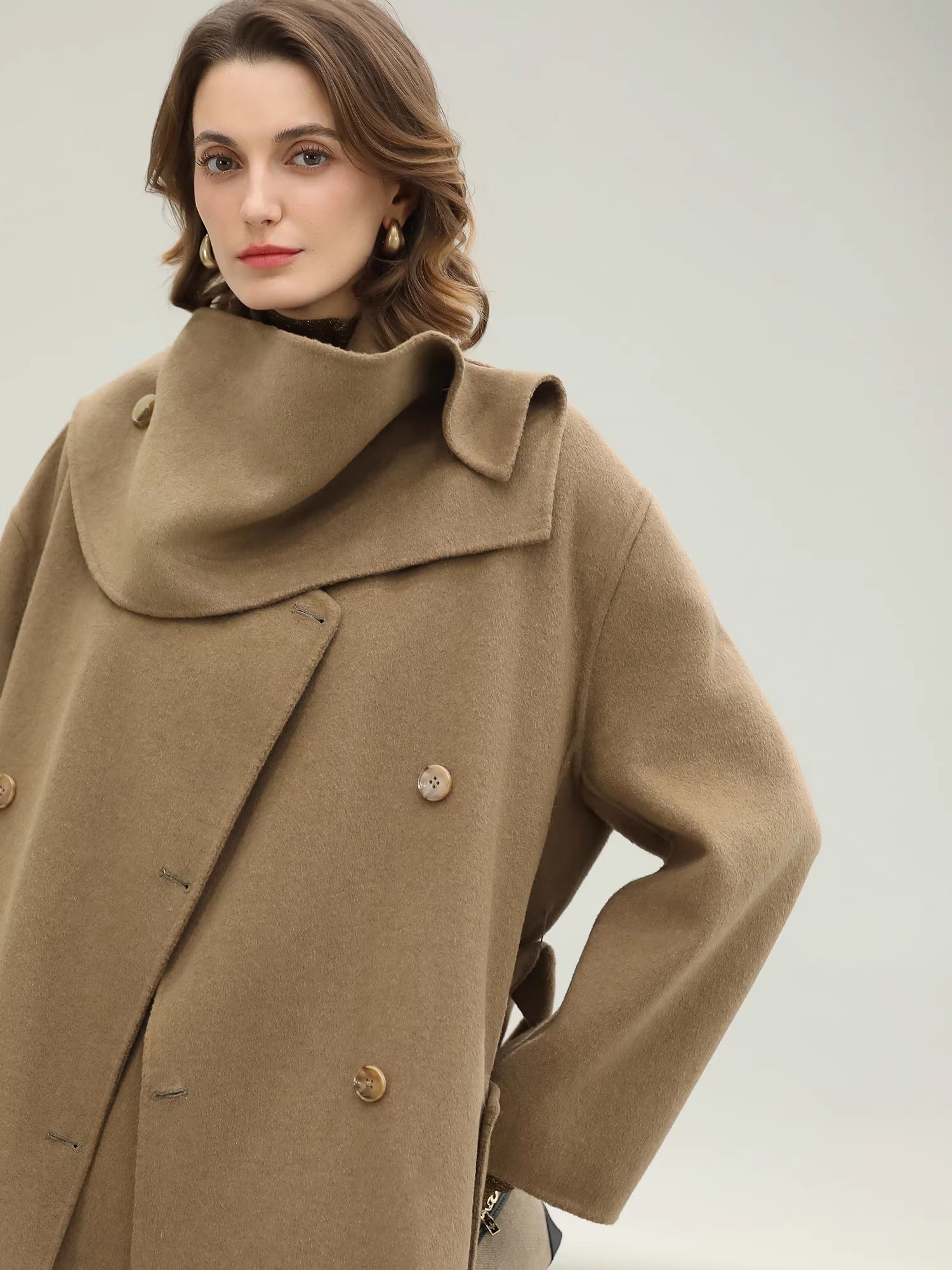 COCOBELLA_Wool_Blend_Long_Single_Breasted_Loose_Fit_British_Commuter_Women_Overcoat_Coats_MISSTT